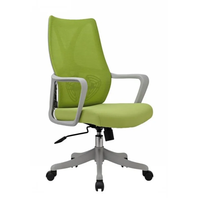 Fashionable Minimalist White Gray Plastic Mesh Chair Comfortable Office Chair
