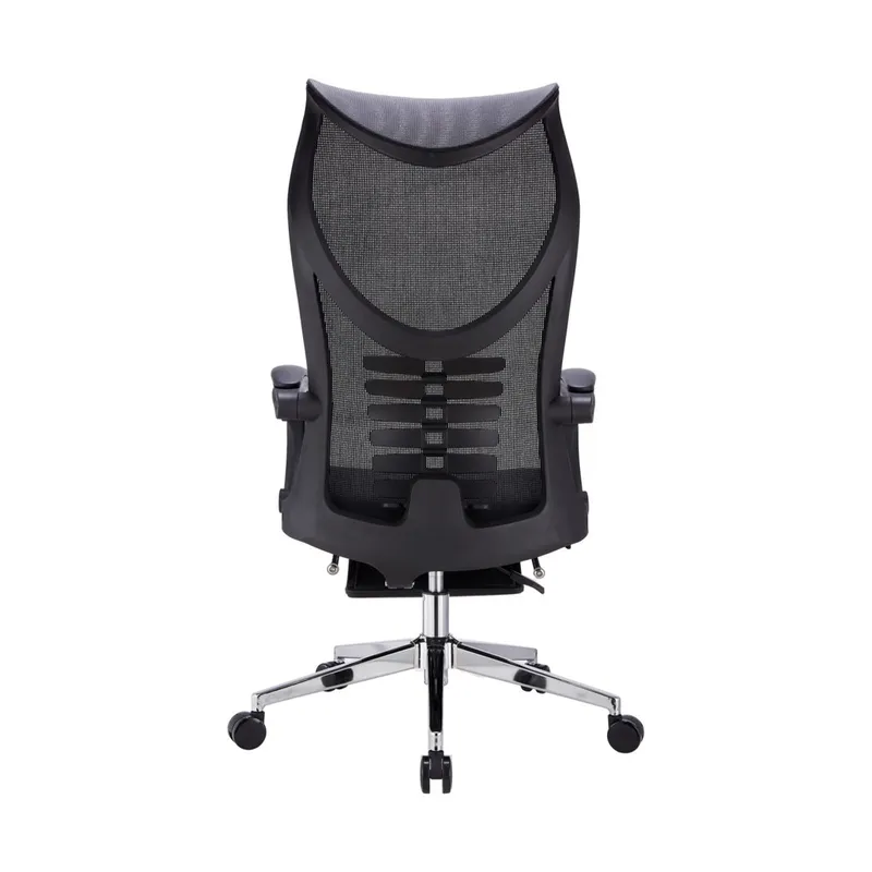 Fashionable Minimalist Leather Mesh Chair Comfortable Office Chair