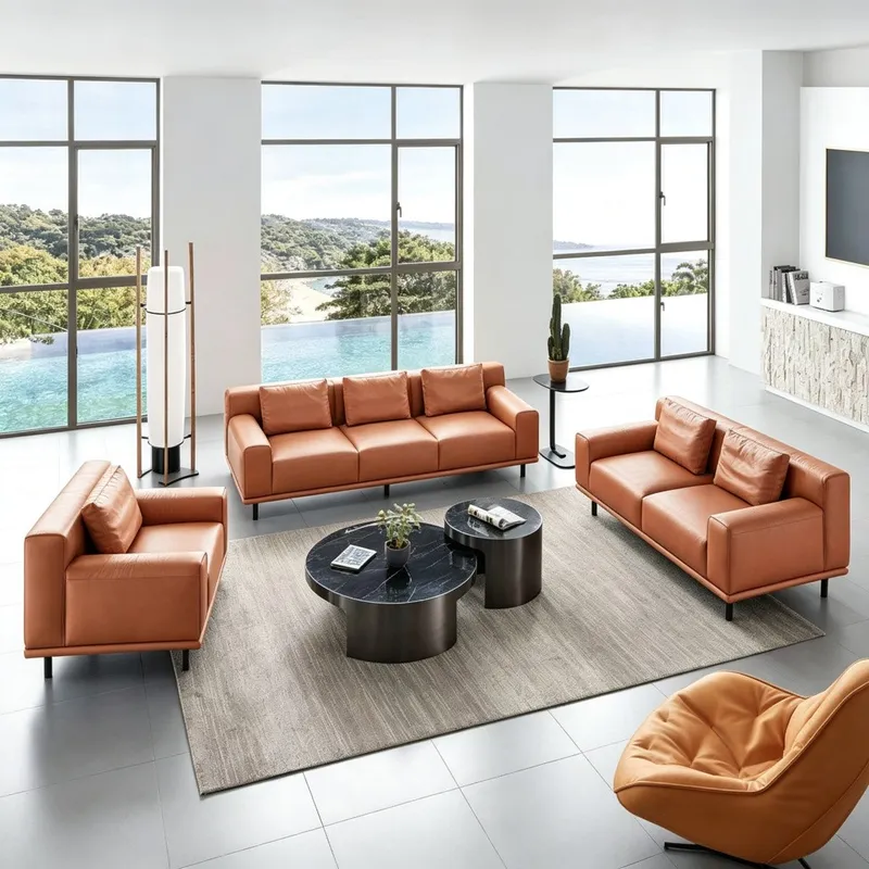 Fashionable Minimalist Single Sofa Comfortable Leisure Sofa