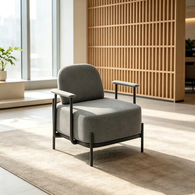 Fashionable Minimalist Single Sofa Comfortable Leisure Office Chair