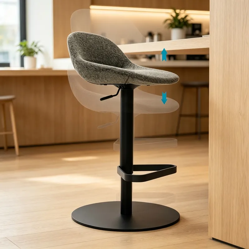 Fashionable Minimalist Height Adjustable Office Chair