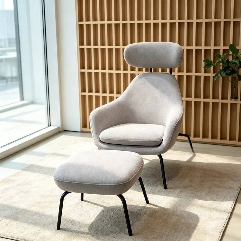 Fashionable Minimalist Single Chair Comfortable Leisure Office Chair