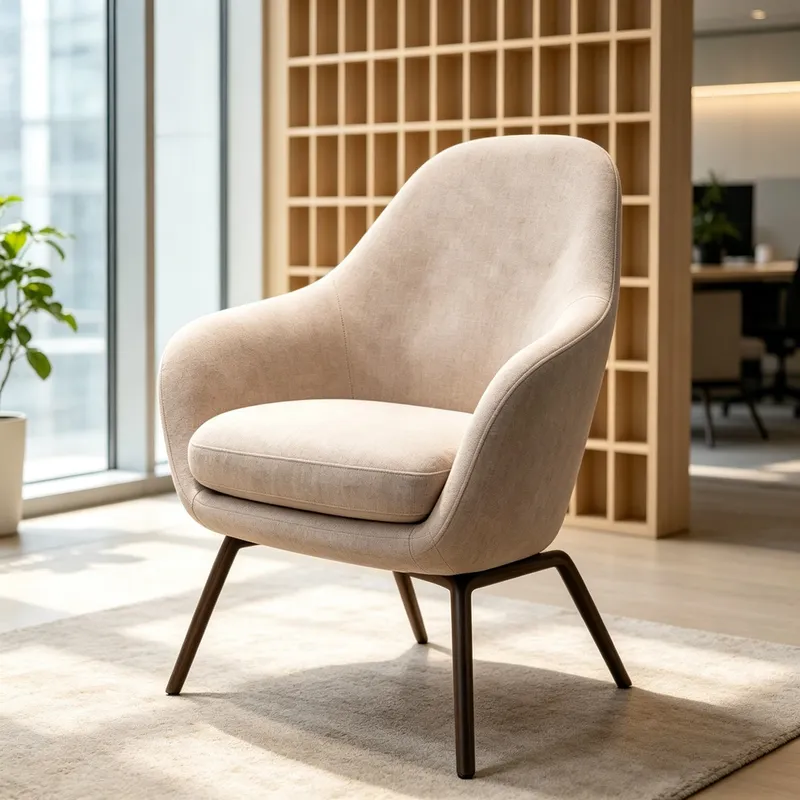 Fashionable Minimalist Single Sofa Comfortable Leisure Office Chair